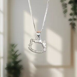 Hello Kitty Zinc Alloy Necklace, a Stylish And Cute Pendant Choker Chain, GIFT